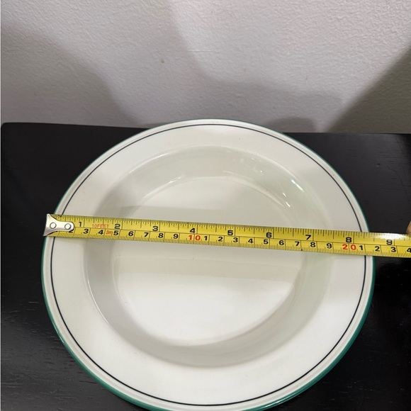 Vintage 4 Steelite International England Green Ring Serving Bowl - Picture 5 of 5